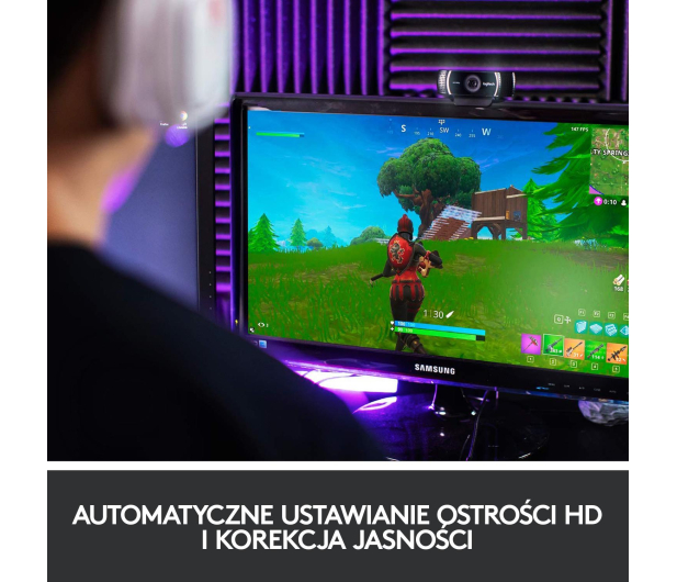 LOGITECH C922 Pro Strea m Webcam 960-001088 - 326684 - zdjęcie 8